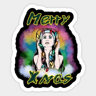 Merry Xmas, lonely soul Sticker